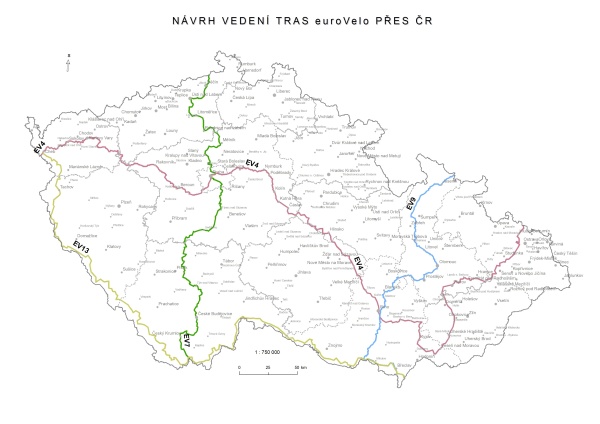 Tramos checos de EuroVelo